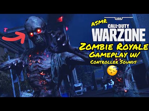 ASMR Gaming 🎮 | Call Of Duty WarZone Zombie Royale Gameplay 🎃  (Whispered w/Controller Sounds)