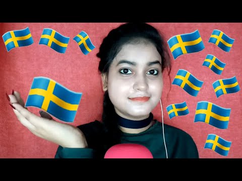 ASMR ~ Speaking Swedish Language With Inaudible Whispering