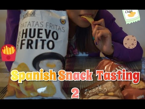 ASMR SOFT SPEAKING: Tasting Strange Spanish Snacks 🧀🍳 | Ear-to-Ear Crinkling & Crunching