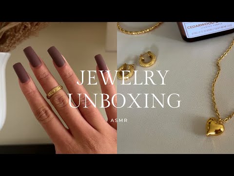 ASMR Cozy Jewellery Unboxing | Hey Harper 🤍 Relaxing Whispers and Sounds