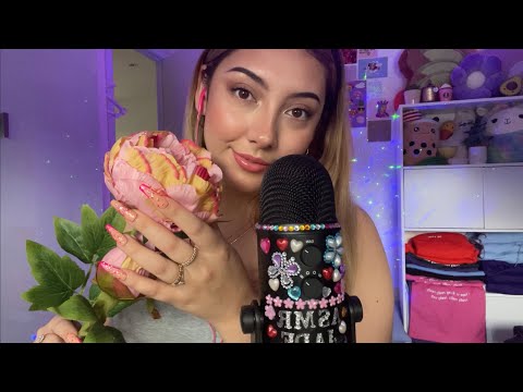 Asmr Random triggers with Blossom ASMR 🌸💕😋 ~tapping, scratching, rambles~ | Whispered