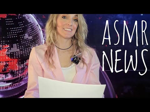 ASMR | News Roleplay | Lots of Fun Clips & Exciting Triggers 📰🗞
