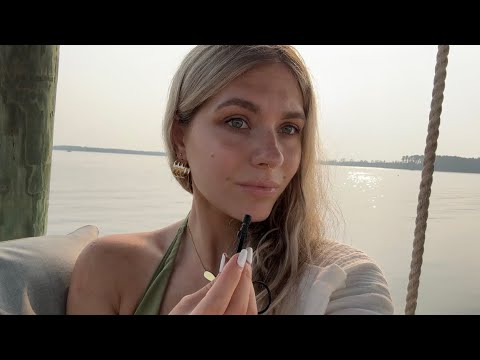 ASMR ON THE WATER| Whispering You To Sleep🐠 (Relaxing Waves, Personal Attention)