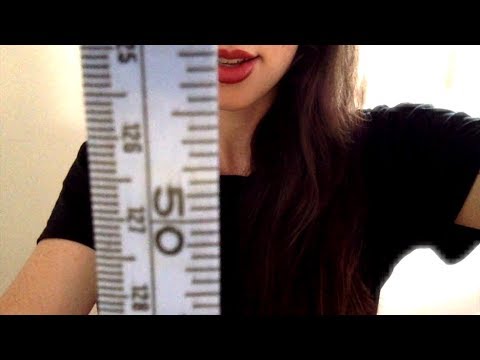 ASMR Measuring Your Face for a Latex Headband ⚡️ Lo-Fi Soft Spoken Roleplay