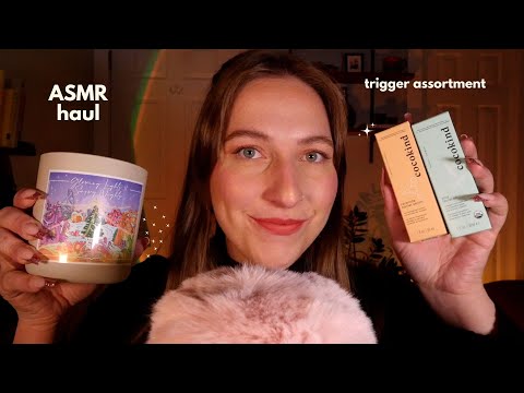 ASMR New Stuff Haul 📦 Gentle & Relaxing ✨ Tapping, Scratching & More 💛