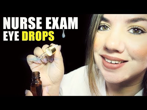 INTENSE Nurse Eye Exam | Drops and Cleaning | Soft Spoken