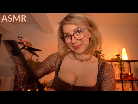 ASMR Hair Stylist - Giving You a New Haircut ♡ personal attention, brushing, scalp massage..
