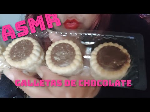 ASMR-FELIZ AÑO NUEVO🥰🥳/Comiendo Galletas de chocolate+chachara