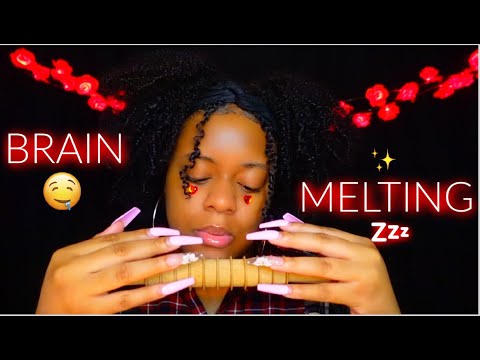 ASMR ✨Relaxing Wooden Triggers & Mouth Sounds To Help You Sleeep & Tingle 🤤✨(BRAIN MELTINGLY GOOD✨)