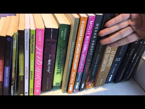 Asmr fast tapping on books(and tracing...)