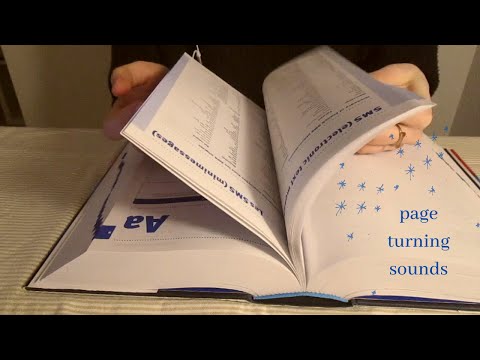 ASMR Page Turning and Paper Sounds (no talking)