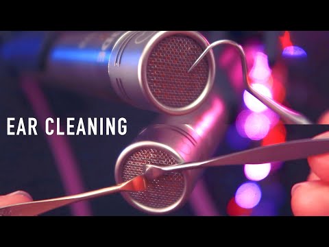 ASMR Metallic Ear Cleaning & Mic Scratching 👂🏻