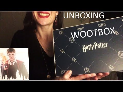 {ASMR} UNBOXING Wootbox HARRY POTTER