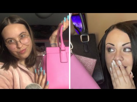 Fast & Aggressive Purse Tapping ASMR Collab With My Girl💕