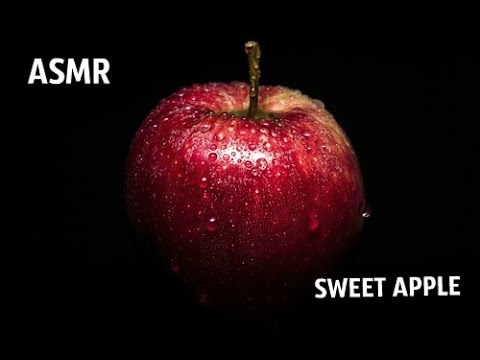 ASMR Eating sweet apple Mouth Sounds