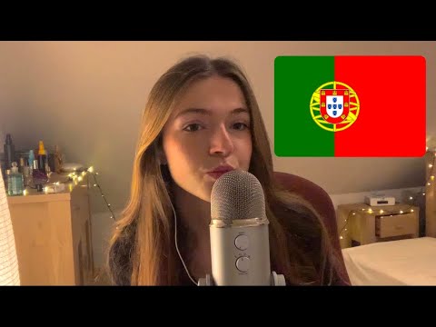 ASMR trying to speak portuguese 🇵🇹