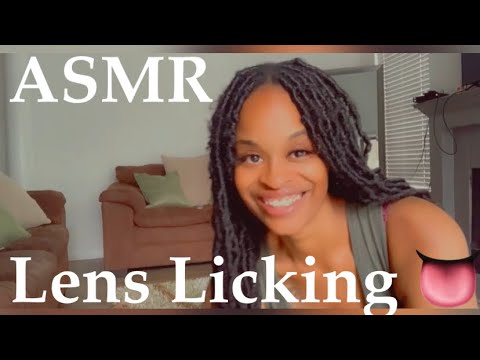 ASMR| Slow Lens Licking 👅
