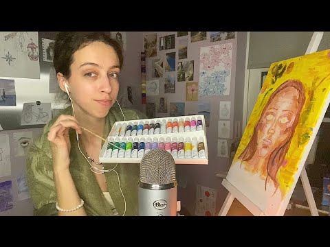 ASMR paint with me!