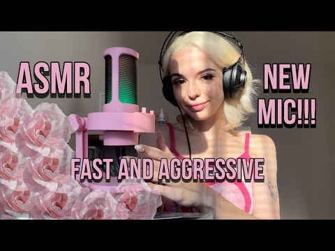 ASMR FAST AND AGGRESSIVE\\ TESTING THE NEW MIC ( FIFINE AMPLIGAME A8)