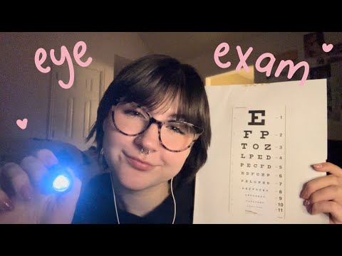 asmr | eye exam 👓