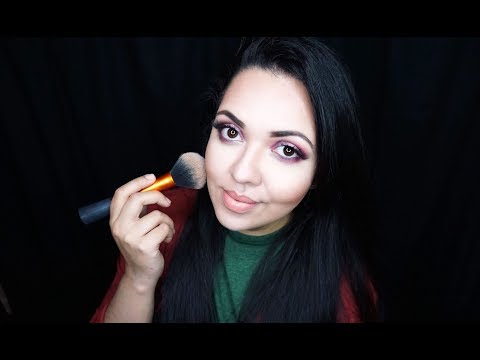 ASMR Face Brushing and Hand Movements