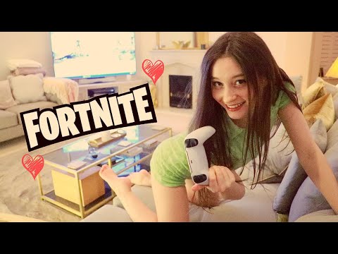 ASMR 🥰 🎮 Girlfriend Plays Fortnite With You AND RAGES!! 🥰 🎮 (Controller Tapping, Rambles and FUN!)