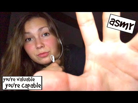 ASMR || Positive Affirmations + Hand Movements || YOU ARE LOVED