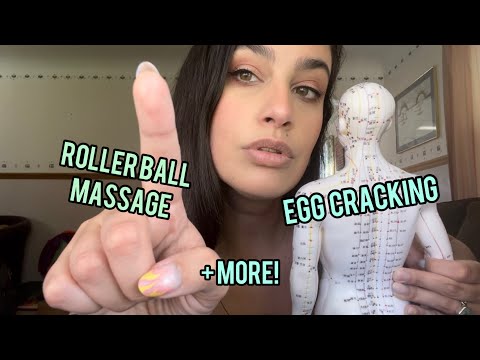 Unplanned, Fast & Aggressive ASMR | Egg Cracking / Children’s Rhymes + Roller Ball Massage
