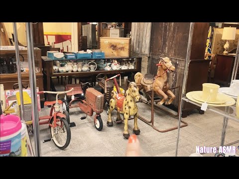 ASMR Two Antique Shop Tours for your Relaxation, Tingly Whispers and Sounds