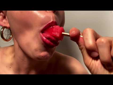ASMR Food Porn-How to Eat a Popsicle Part 1