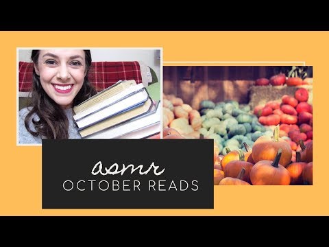 ASMR | October Reads (Whispered, Tapping, Page Turning)