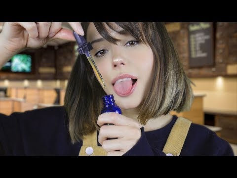 ASMR ~ CBD Dispensary R.P  (Whispering, Lid, Tapping, Sounds)