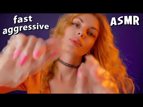 ASMR Fast Aggressive Pure Brain Scratching Triggers, Nail Tapping ASMR