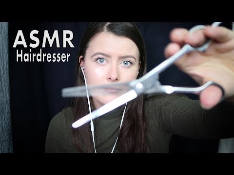 ASMR Hairdresser Triggers | Spray Bottle, Comb, Scissors, Hair Donut | Chloë Jeanne ASMR