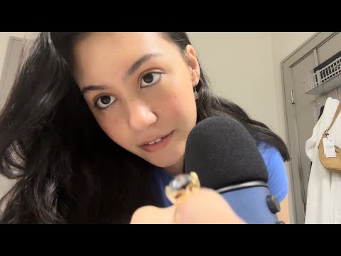 ASMR: doing your skincare (personal attention, foam sounds, mouth sounds)