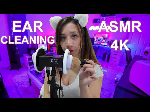 ASMR CLEANING EAR | 4K | NOT TALK