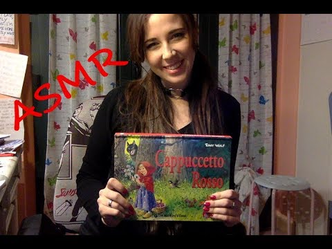 ☆ASMR☆ CAPPUCCETTO ROSSO (whispering, paper sounds, mouth sounds, tapping, hand movements)