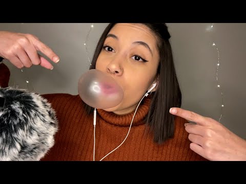 ASMR Bubble Gum (Bubble Blowing, Popping, Chewing, & MORE)