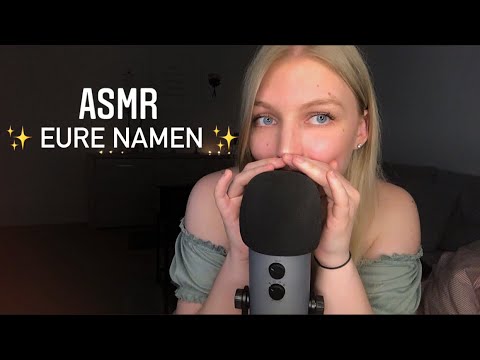 ASMR| Ich flüstere EURE Namen 🤩💕| Twinkle ASMR