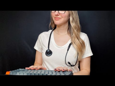 ASMR Doctor Receptionist Checks You In (Keyboard Typing, Soft Spoken)