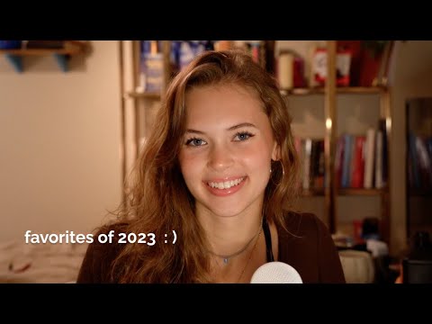 ASMR | My Favorites of 2023 (whispering, show and tell, tapping)