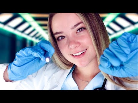 ASMR DOCTOR Cranial Exam Roleplay In SPACE!