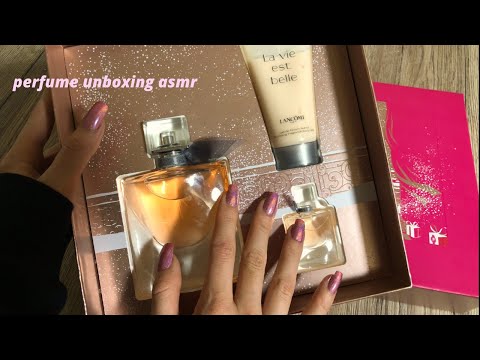 perfume unboxing asmr!