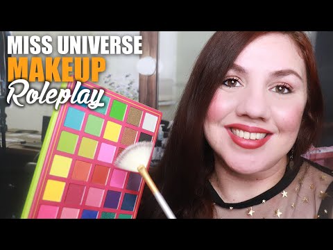 ASMR Miss Universe Makeup and Hair Roleplay
