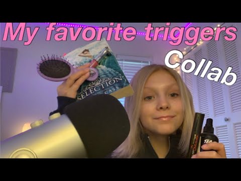 ASMR collab with Golden Retriever ASMR! Her favorite triggers! :)