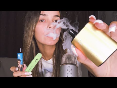 АСМР Вейп Пробуем Подики Qvant 💨 ASMR Vaping / Cloud Therapy