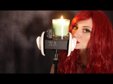 ASMR - Close up Whisper| Crackling Candle a Thrilling story