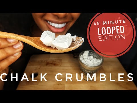 ASMR CHALK CRUMBLES (45 MINUTE LOOPED EDITION) | Crunchy | No Talking (Subscriber Request)
