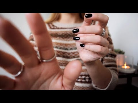 ASMR Hand Movements Mouth Sounds |Layered Sounds | Inaudible Whispering  |Visual ASMR |Trigger Words