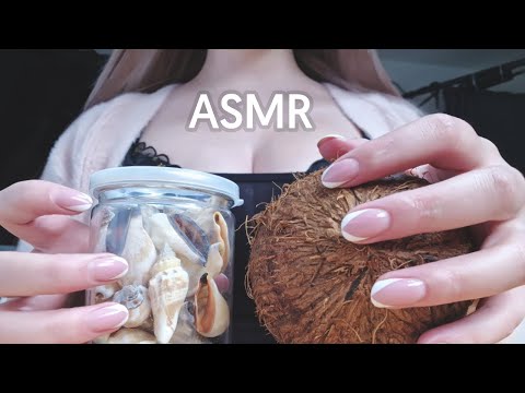7 Triggers 🐚🥥✂ for Tingles and Relaxation 💛 | ASMR 🤍🎧